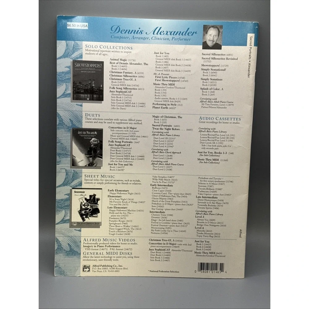 Sacred Portraits Intermediate Duet Arrangements by Dennis Alexander